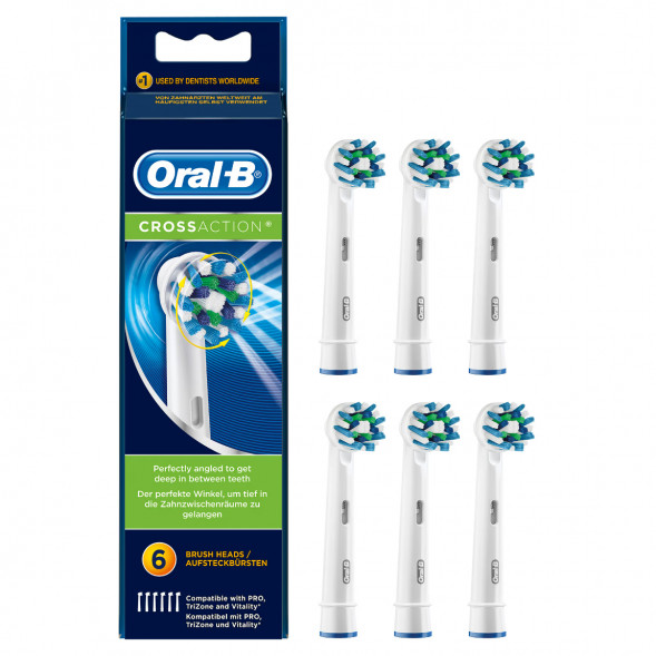 Насадки на зубные щетки Oral-B Cross Action, 6 шт. в Петрозаводске