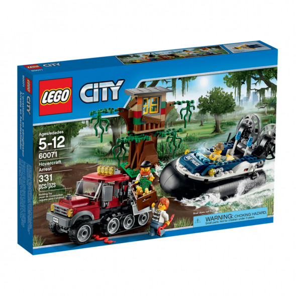 Конструктор LEGO City 60071 Полицейский корабль на воздушной подушке в Петрозаводске