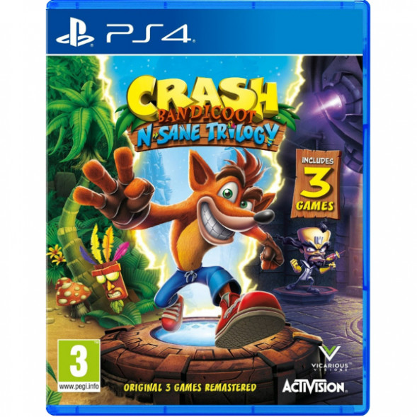 Игра Crash Bandicoot N-Sane Trilogy для PlayStation 4 в Петрозаводске