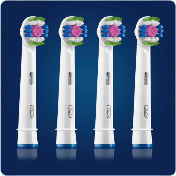 Насадки на зубные щетки Oral-B 3D White, 4 шт. в Петрозаводске