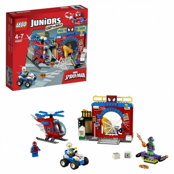 Конструктор LEGO Juniors 10687 Убежище Человека-паука в Петрозаводске