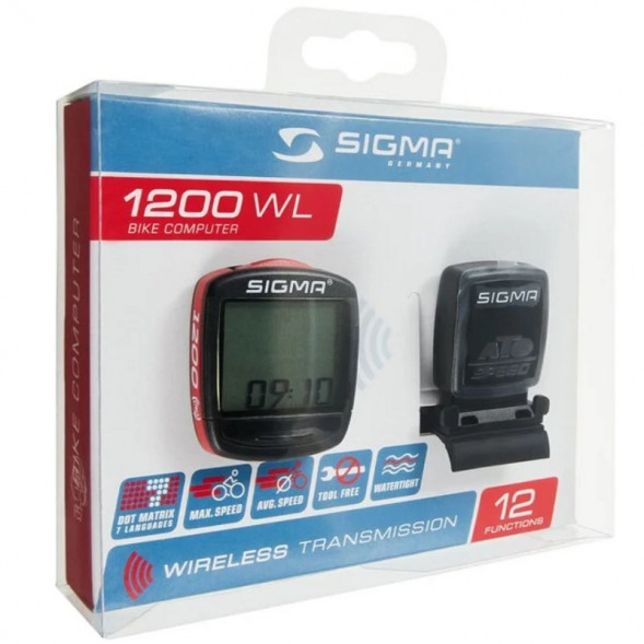 Велокомпьютер беспроводной 12 функций Sigma BC 1200 WL в Петрозаводске