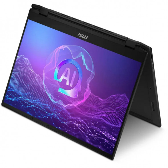 Ноутбук трансформер MSI Summit 16 AI Evo A2HMTG-057RU (16&amp;quot;, IPS, Intel Core Ultra 7 255H 2ГГц, 16 ядер, 16ГБ LPDDR5, 1ТБ SSD, Intel Arc 140T, Windows 11 Home), черный в Петрозаводске