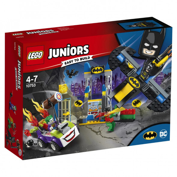 Конструктор LEGO Juniors 10753 Нападение Джокера на Бэтпещеру в Петрозаводске